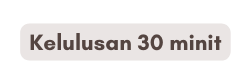 Kelulusan 30 minit